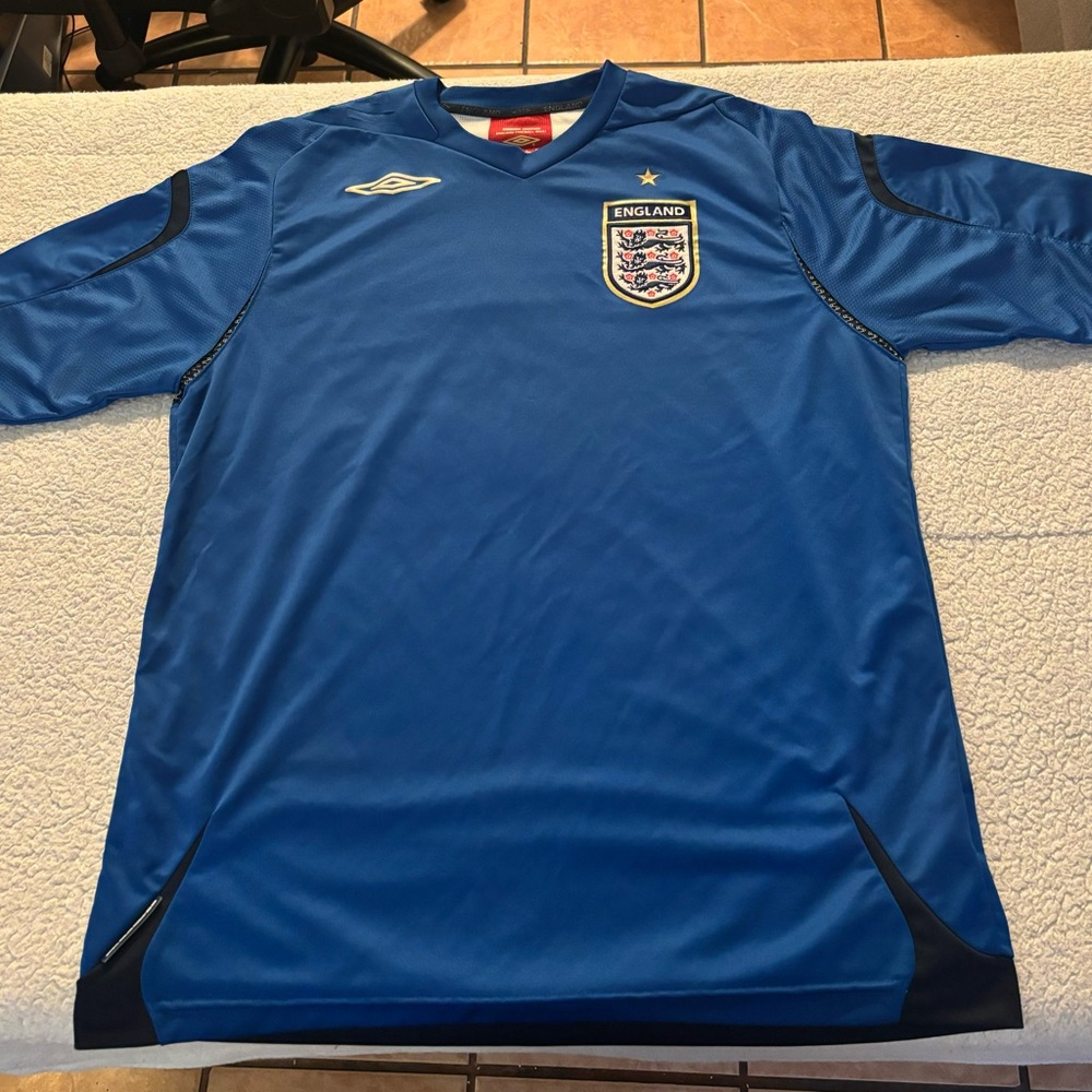 England goalie vintage jersey
